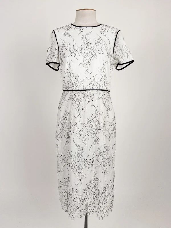 Phase Eight | White Cocktail/Formal Dress | Size 10
