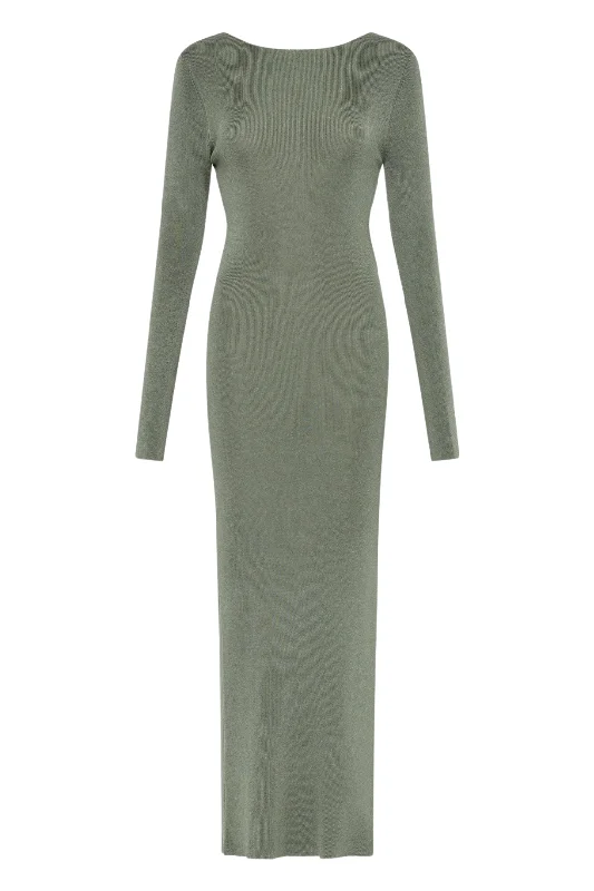 Cut Out Dress | Balsam Green